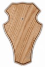 Trofeplate rådyr, lys eik 22x13 cm thumbnail