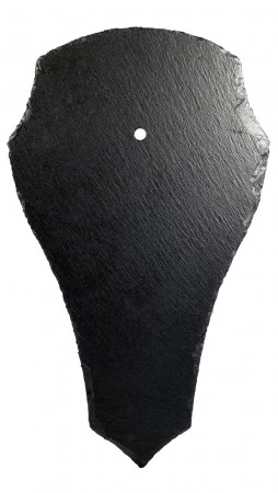 Trofeplate i stein til hjort