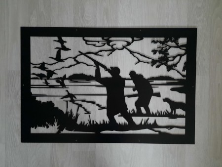 Metallplate Jegere og fuglejakt